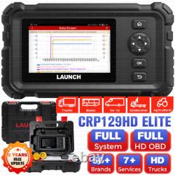 2025 LAUNCH CRP129 HD Elite Heavy Duty Truck Scanner Diesel Diagnostic Scan Tool