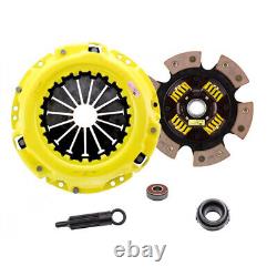 Act 6 Pad Sprung Heavy Duty Clutch Kit For Ford Focus Rs & Single Mass Flywheel