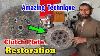 Amazing Technique Of Clutch Plate Restoartion Rebuilding Old Clutch Disc