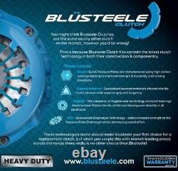 BLUSTEELE Heavy Duty Clutch Kit & lightened flywheel for Mazda Rx8, Renesis