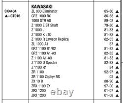 CK4434 EBC Heavy Duty Clutch Plate Kit FITS KAWASAKI GPZ 1100 B1/B2