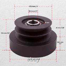 Centrifugal Clutch Pulley 25.4mm For 8-16HP Engine 2000-3600 RPM Heavy Duty