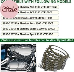 Clutch Kit Heavy Duty Springs & Cover Gasket Compatible with Honda Shadow Aero 1