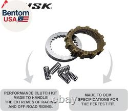 Clutch Kit with Heavy Duty Springs Compatible with Honda CRF250R 2004-2009