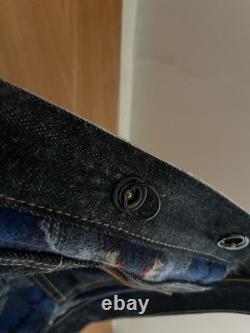 Clutch Monkey Jean Vest. Heavy Duty Denim. Size Small