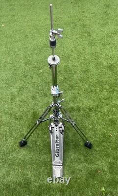 GIBRALTAR Heavy Duty Double Braced Fully Adjustable Hi-Hat Stand incl Clutch