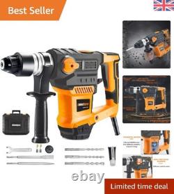 Heavy Duty 13 Amp Hammer Drill with Safety Clutch & Portability Best Choice