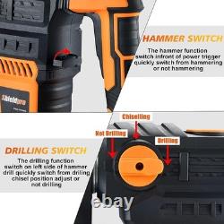 Heavy Duty 13 Amp Hammer Drill with Safety Clutch & Portability Best Choice