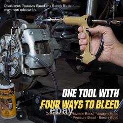 Heavy Duty Brake Clutch Bleeder, Reverse Bleeding Tool, Compatible with DOT 3 4