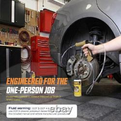 Heavy Duty Brake Clutch Bleeder, Reverse Bleeding Tool, Compatible with DOT 3 4