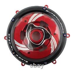 Heavy Duty Clutch Cover for Ducati, CNC Racing Clear Clutch Cover with Spring