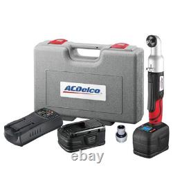Heavy Duty Cordless Right Angle Impact Wrench 3/8 with Digital Clutch Kit ACDel
