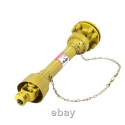 Heavy Duty Tractor PTO Shaft 1-3/8x6, Slip Clutch, Plastic Shield, 31.5 41