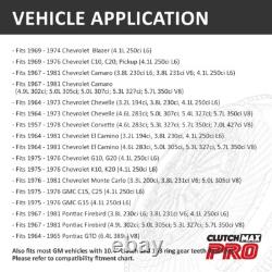 Pro Heavy Duty 10.4 OEM Clutch Kit with Flywheel Compatible with 1964-1981 Chev