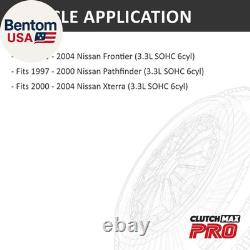 Pro Heavy Duty OEM Clutch Kit & Flywheel Compatible with 1997-2000 Nissan Pathfi