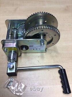 Professional Heavy Duty safety hand winch and clutch brake 1100kg/2500 lb