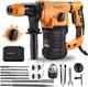 Sds-plus 1500w Heavy Duty Rotary Hammer Drill 1-1/4 Inch 32mm, Safety Clutch