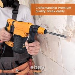 SDS-Plus 1500W Heavy Duty Rotary Hammer Drill 1-1/4 Inch 32MM, Safety Clutch