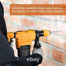 SDS-Plus 1500W Heavy Duty Rotary Hammer Drill 1-1/4 Inch 32MM, Safety Clutch