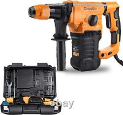 SDS-Plus 1500W Heavy Duty Rotary Hammer Drill 1-1/4 Inch 32MM, Safety Clutch