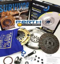 SURVIVOR HEAVY DUTY clutch kit & SOLID FLYWHEEL for FORD RANGER 06-11 T Diesel