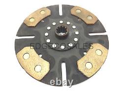 Disque d'embrayage robuste 83942886 compatible avec tracteur compact Ford 3 cylindres