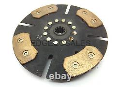 Disque d'embrayage robuste 83942886 compatible avec tracteur compact Ford 3 cylindres