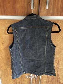 Gilet en Jean Clutch Monkey. Denim Résistant. Taille Petite