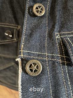 Gilet en Jean Clutch Monkey. Denim Résistant. Taille Petite