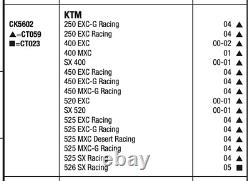 Kit de disque d'embrayage CK5602 Heavy Duty KTM 400 MXC