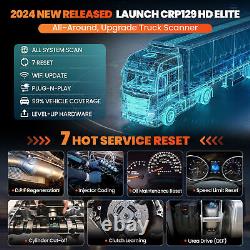 LANCER CRP129 HD Elite Scanner de Camion Lourds Système Complet Outil de Diagnostic Diesel UK