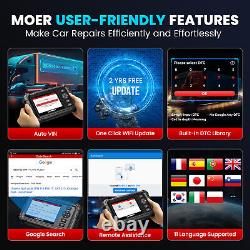 Lancement du scanner de camion lourd LAUNCH CRP129 HD avec système complet de diagnostic de voiture OBD2.