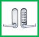 Serrure De Porte Numérique à Bouton Poussoir Eclipse Ed50 Heavy Duty Clutch Combination Silver